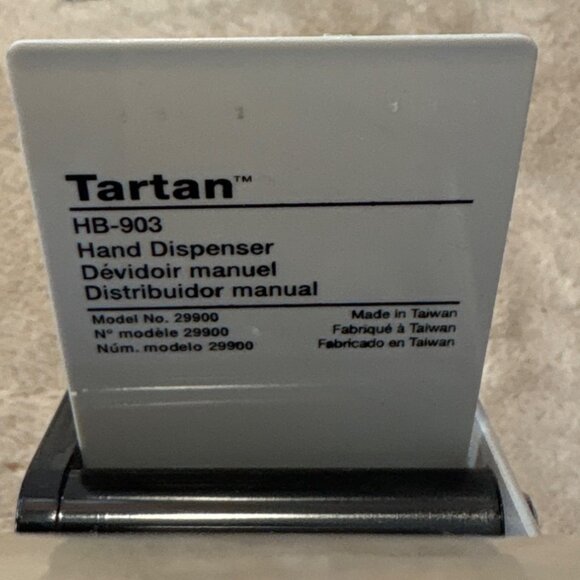 Tartan HB-903 Hand Tape Dispenser Model 29900 Requires 2" Tape Ergonomic Handle - Picture 3 of 4